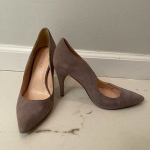 Nine West - Gray Suede Pumps - Size 8